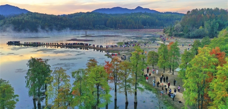 奇墅湖美景引客来